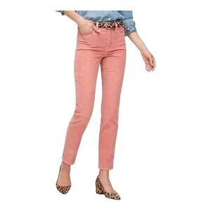 J. crew vintage straight corduroy pants Womens Dusty Rose Pink Size 29